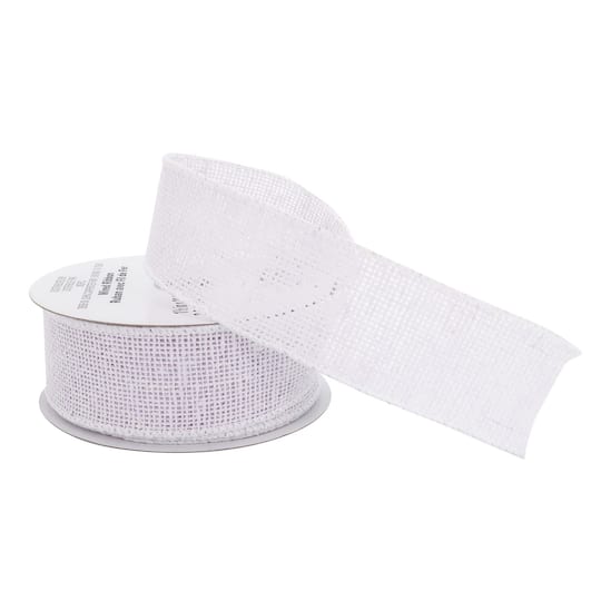 12 Pack: 1.5" x 30ft. Faux Burlap Wired Ribbon by Celebrate It™
